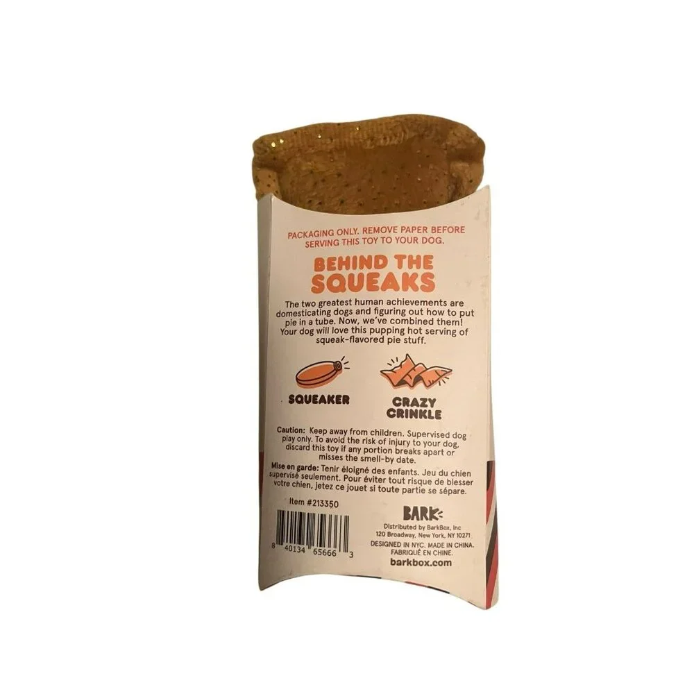 Bark Box Small Dog‎ Toy Punky Pie Tube